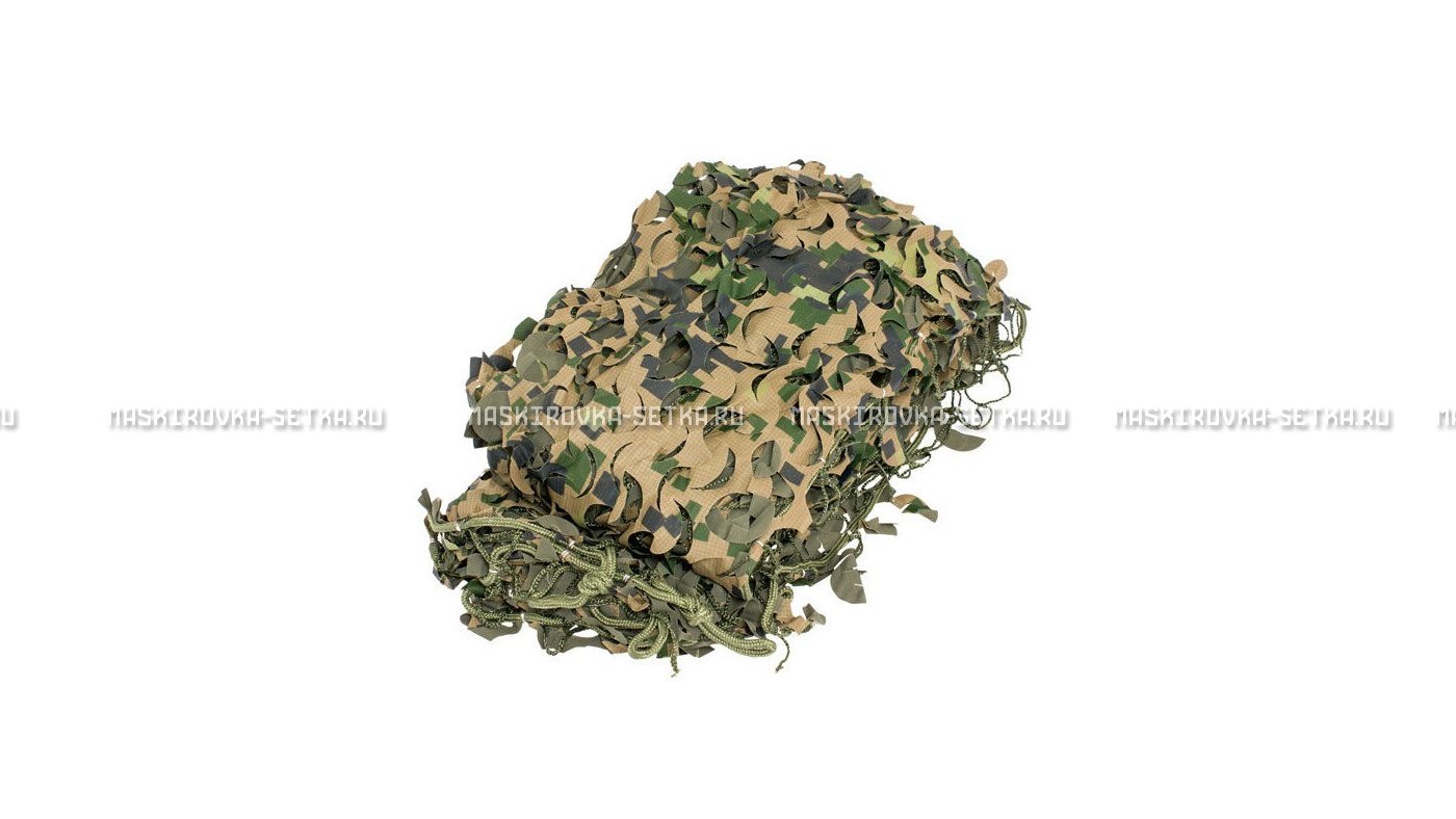 Массеть Camosystems Пейзаж-Профи Лес 3D 1,8х3 м  – купить по цене 3850 руб. в интернет-магазине в городе Ростов-на-Дону картинка 6