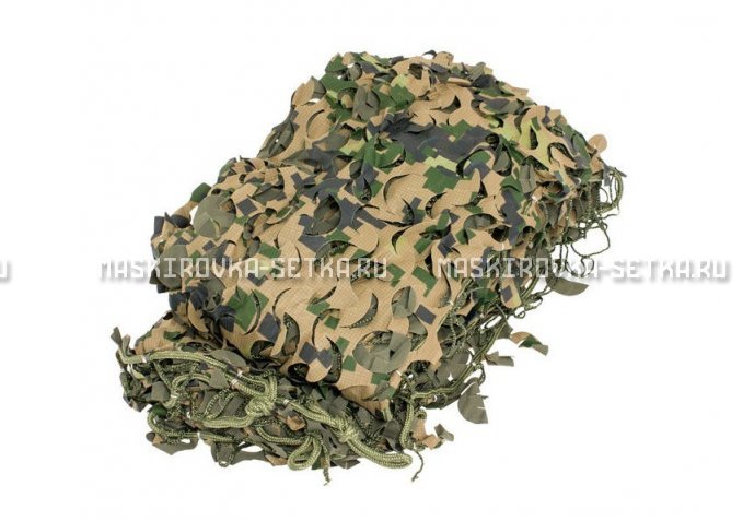 Массеть Camosystems Пейзаж-Профи Лес 3D 1,8х3 м  – купить по цене 3850 руб. в интернет-магазине в городе Ростов-на-Дону картинка 1